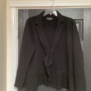 Jones New York, Collection Women, 2X,  Classic Black sweater, 100% wool, 180